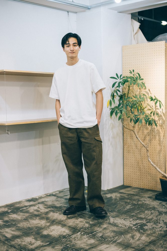 岩本大樹 | DAIKI IWAMOTO for Mastered magazine interview with stylist TOMOYA YAGI “十人十色。Right-onで見つけたアレやコレ – HanesのTシャツ 編”
