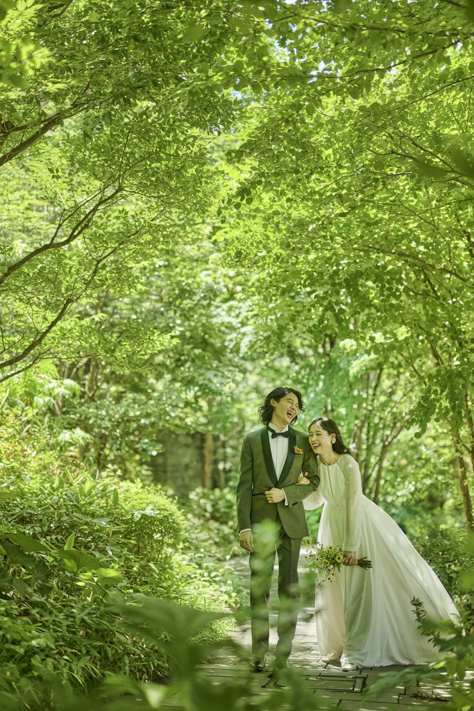 LISA ・RYOHEI CHIJIWA for HIBIKI FUUTEI AKASAKA bridal image