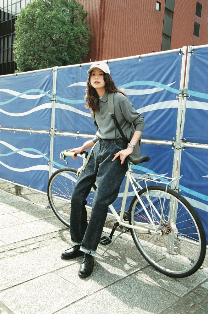 松木 育未 | IKUMI MATSUKI for mina magazine 6~7 issue＜puma × scye＞
