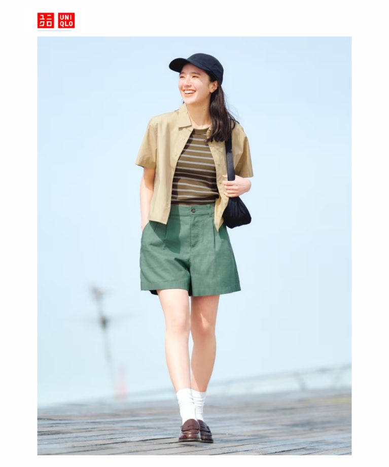 横田 美憧 | MITO YOKOTA for UNIQLO 2025 summer short pants