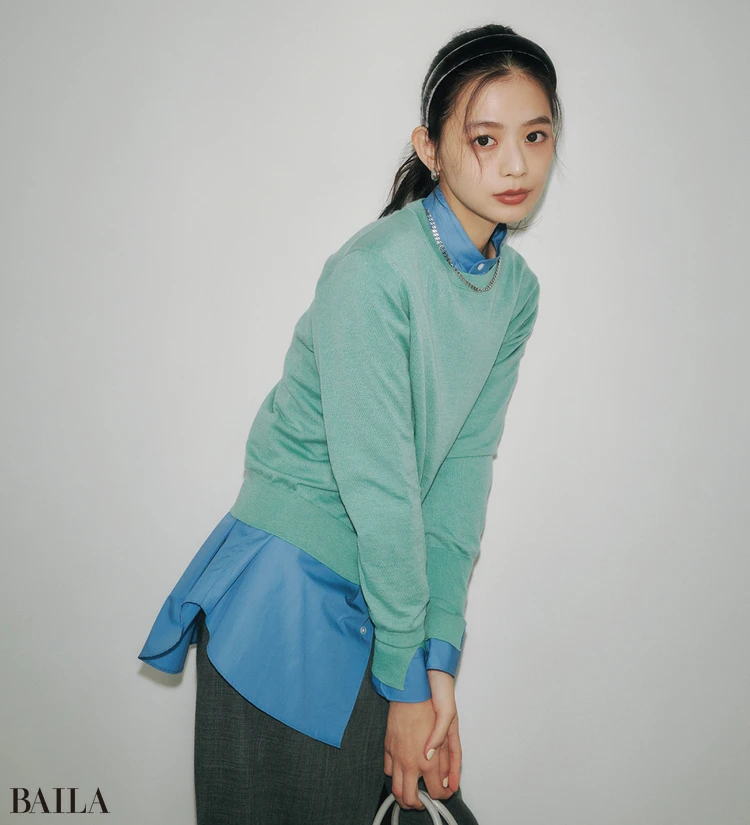 松木 育未 | IKUMI MATSUKI for BAILA MAGAZINE 2026 January