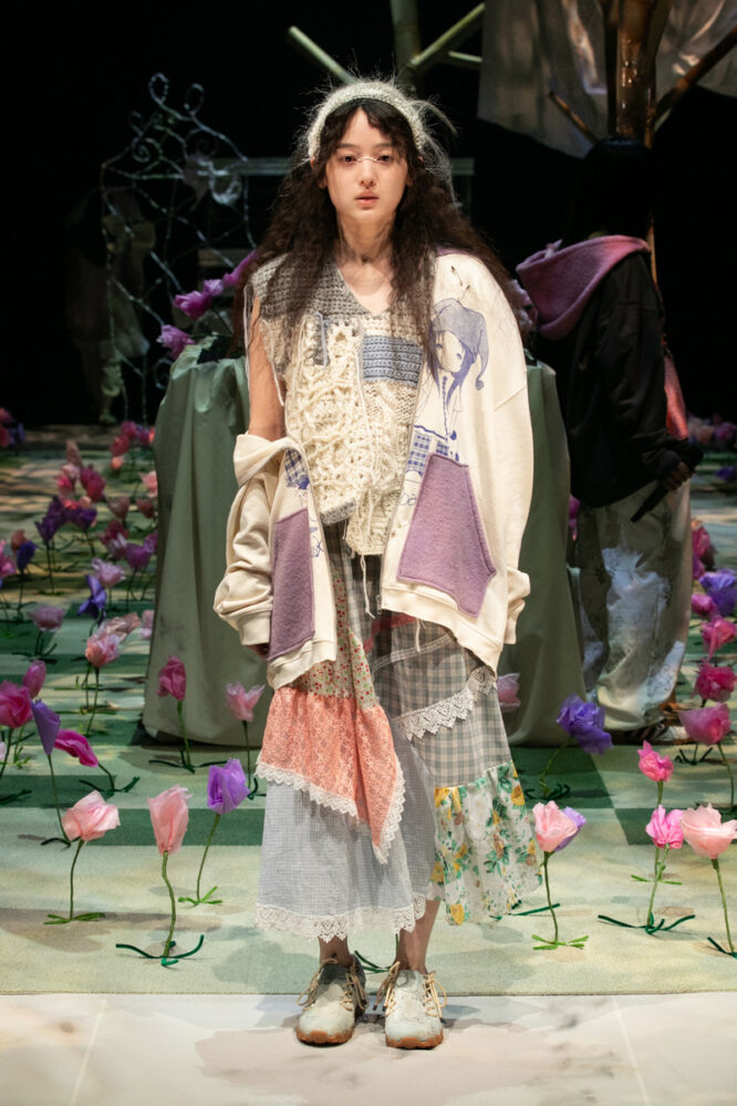 清音・鈴木杏子 | SAYANE and KYOKO SUZUKI for yushokobayashi 2026AW “void”  -Rakuten Fashion Week TOKYO-